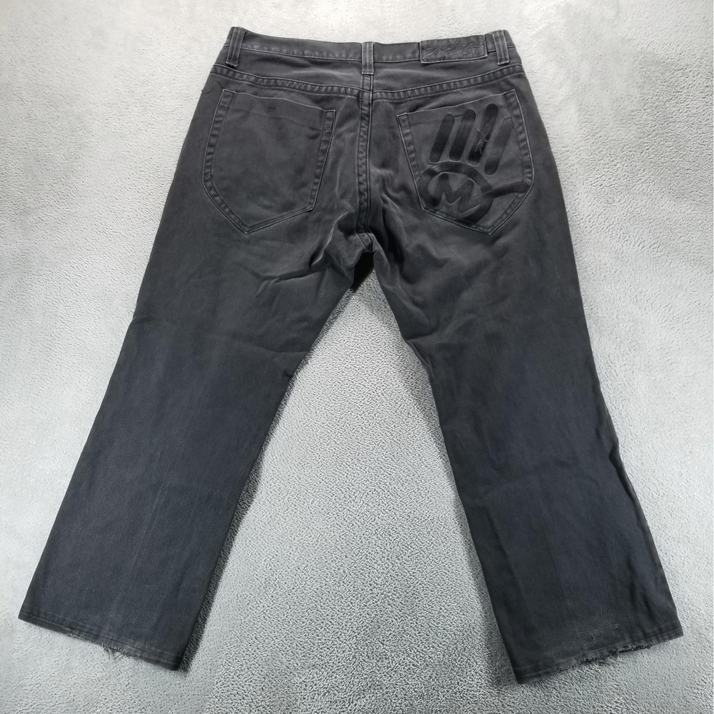 VTG Miskeen Jeans Mens‎ 42x30 Gray Regular Straight Hip Hop Street